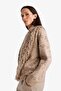 Oversized Wide Fit Shawl Collar Knitwear Cardigan G7313Ax25Wn - 3