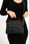 Women's Daily Black and Taupe Hand and Shoulder Bag Set of 2 - 2