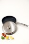 Pan-Dora 34 cm Cast Iron Fish Pan with Lid |   Steel Handle Fish Cooking Pan |   Cast Iron Deep Pan