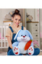 100 cm Large Plush Rabbit Holding a Carrot in Its Hand – Cuddly Gift Toy