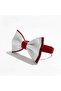 Boy's White and Red Bow Tie – Classic Special Occasion & Holiday Accessory - 2