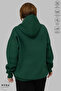 Women Hoodie Long Sleeve Snoopy Printed Hooded Fleece-Lined Oversized Cotton Sweatshirt - 3