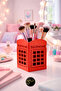 Decorative Telephone Booth Pen Holder - Desktop Organizer - Pen & Makeup Brush Organizer - 2