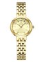 Women's Wristwatch |   22mm Gold Color Steel Case and Band, Mineral Glass, Elegant Design - 7