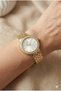 Women's Wristwatch |   22mm Gold Color Steel Case, Mineral Glass, Exquisite Design - 3