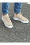 Yg2423 during Men's Casual Lace-Up Knitwear Sports Sneaker Shoes Tbt - Beige - 3