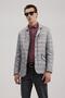 Gray Comfort Fit Mock Neck Zippered Puffer Jacket - 2