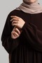 فستان أهسين بسحاب - بني غامق - 7