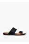 Textured Slip-On Arabic Sandals - 3