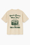 Oversized Unisex Take a Picture Camera Printed T-Shirt Tee Shirt