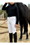 Boy's Riding Pants White Waterproof Stain Resistant Full Silicone Flexible Riding Tights - 6