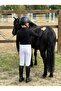 Boy's Riding Pants White Waterproof Stain Resistant Full Silicone Flexible Riding Tights - 7