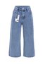 WIDE-LEG GIRLS' JEANS WITH Rhinestone-Embellished Palazzo Legs and an Adjustable Waistband... - 2