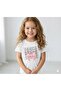 Children's Dance Ribbon Printed Cotton Crew Neck Tshirt