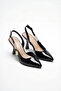 حذاء Slingback Clair d’Héritage للنساء بكعب وحزام خلفي