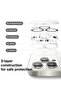 Apple iPhone 14 Pro -3 in 1 Magsafe Case Cover Screen Protector Camera Lens 9H Tempered Glass Clear - 3