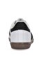 Comfortable Lace-Up Casual Sports Shoes White/Black Sneaker - 6