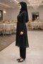 Tunic with Chiffon Pleated Detail on the Bottom - 2
