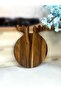 Acacia Round Cutting Board 25 cm Tkebt Brown