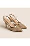 Elaris Striped Detail High Heel Shoes - 4