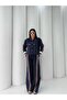 Premium Design Striped Detail Jacket-Trousers 2-Piece Tracksuit Set - 4