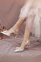 Women's 7 cm Pearl Bow Bridal Shoes (Full Fitting) - 2