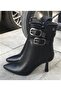 2554004 Women's Genuine Leather Heeled Boots