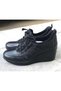 2111527K Women's Genuine Leather Wedge Sole Casual Shoes