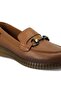 2216113Y Women's Genuine Leather Loafer Shoes - 3