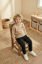 Boy's Suit Two-Piece Set Fleece-Lined to Printed Years Old, Bottom and Top 2-5 Years Old - 4