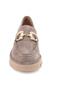 25390510K Women's Genuine Suede Leather Thick Sole Loafer Shoes - 3
