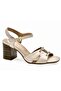 2108520Y Genuine Leather Summer Heeled Shoes - 3