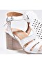 1857224 Women's Genuine Leather Summer Heeled Shoes - 2