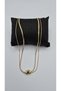 Stainless Steel Gold Color 2-Piece Italian Chain Bean Detailed Necklace - 5