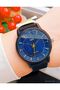 Unisex Black Silicone Strap 10 Atm Waterproof Wristwatch