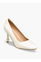 Women Pearl Shaped Heel Pumps