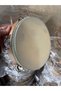 Leather Tambourine 22 cm Wooden 6 Bell Tambourine Medium Size Henna Tambourine 1 Piece - 2