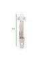 Automatic Metal Buckle Clip 8 cm 5 Pieces - 3