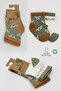 2'Li Love Dog Combed Cotton Socks 10118 Nile - 5