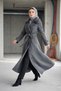 Double-Breasted Cashmere Coat with Fur Collar - Old Money Style - 4