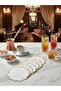 Premium 6-Pack Cocktail and Coffee Napkins Gold Embroidery Series - 4