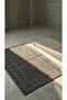 100% Cotton 2-Piece Anthracite Foot Towel Bath Mat Set 2X50*70Cm - 4