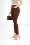 Tin Women's Brown Super Skinny Fit Stretchy Stretch Fabric High Waist Denim Trend Jean - 2