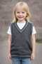 V-Neck Striped Children's Sweater Suitable for School & Nursery - 4
