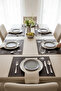6-Person 12-Piece Rectangular Brown Leather American Service Supla Placemats