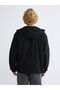Black Loose Fit Men's Jean Jacket - 4