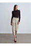 10841 High Collar Cashmere Blend Knit Sweater - 5
