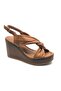 Victorr Genuine Leather Comfort Orthopedic Women's Sandals Taba - 3