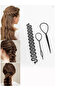 Hair Bun Making and Hair Braiding Apparatus Set - 3