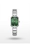 Elegant Baguette Design Vintage Metal Women's Wristwatch with Special Box